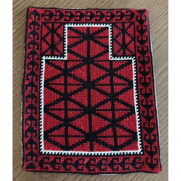 9\'\' x 7\'\'‎ Dollhouse Artisan Petit Point Needlepoint Carpet Rug Handmade Mini